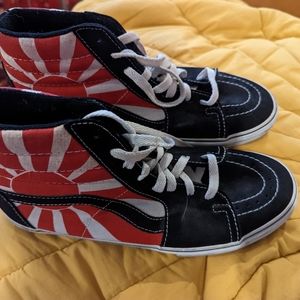 RARE Vans x Hosoi SK8 Hi 'Rising Sun' High Top Sneakers
